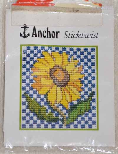 Stickpackung Sonnenblume Anchor